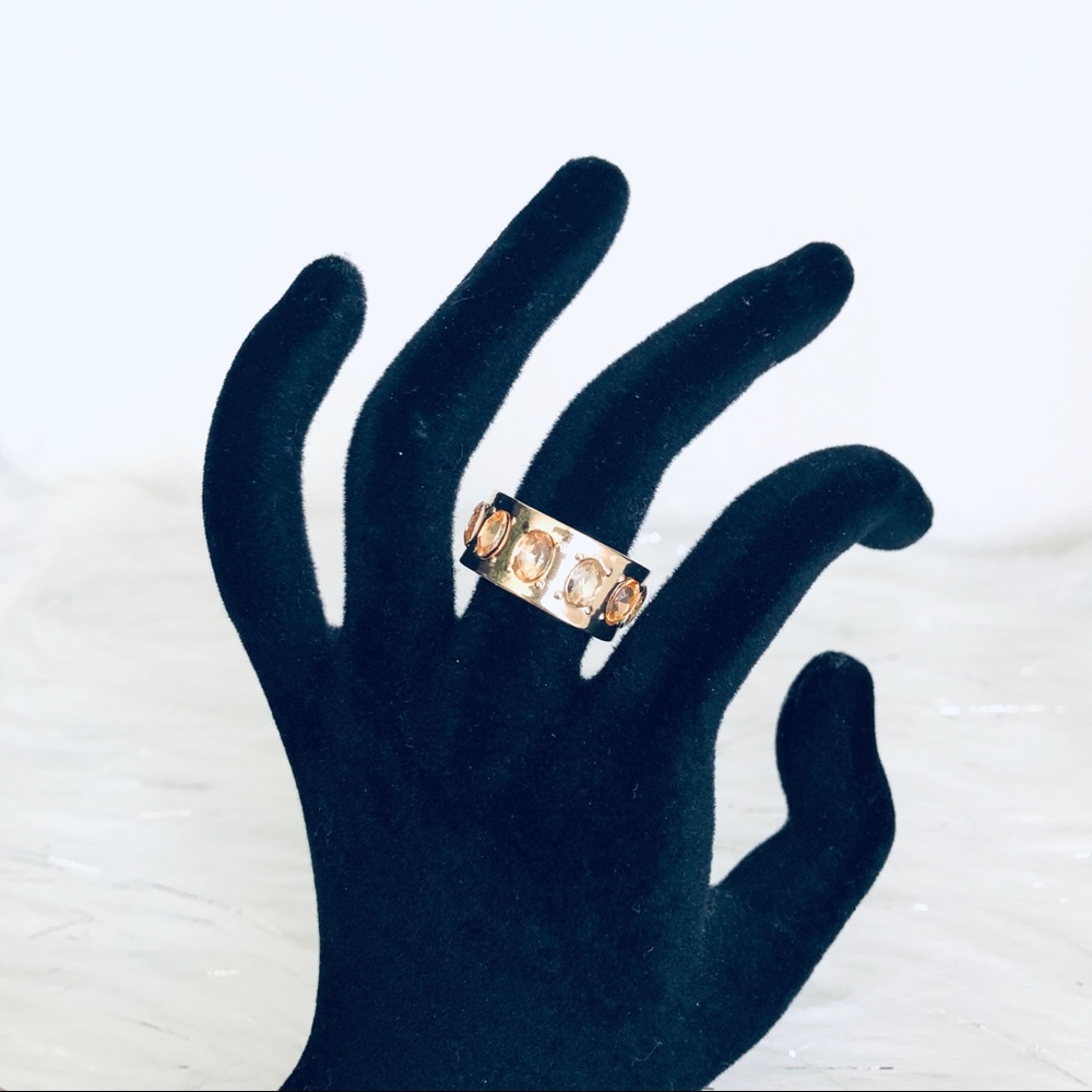 EXPRESS GOLD RINGS.SIZE 7 - Picture 2 of 4
